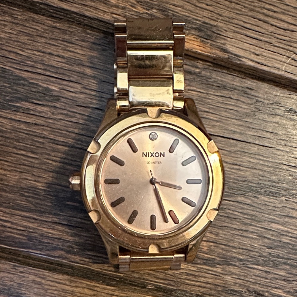 Nixon Rose Gold Timepiece